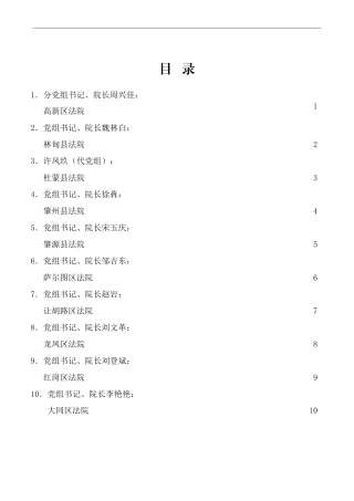 （10篇）2022年大庆市基层法院党组书记述责述廉报告汇编
