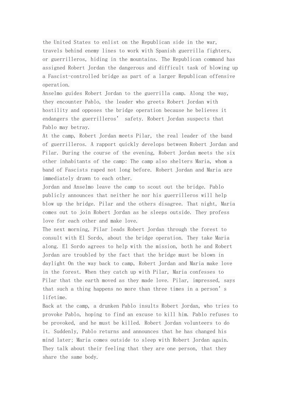 海明威《丧钟为谁而鸣》的生态女性主义解读_第3页