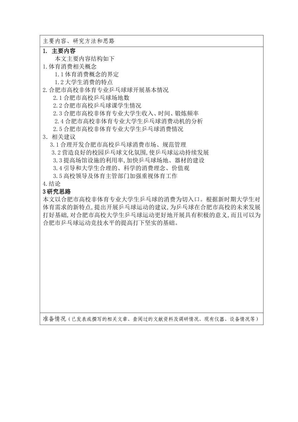 合肥市高校非体育专业学生乒乓球消费情况调查研究 - 副本_第1页