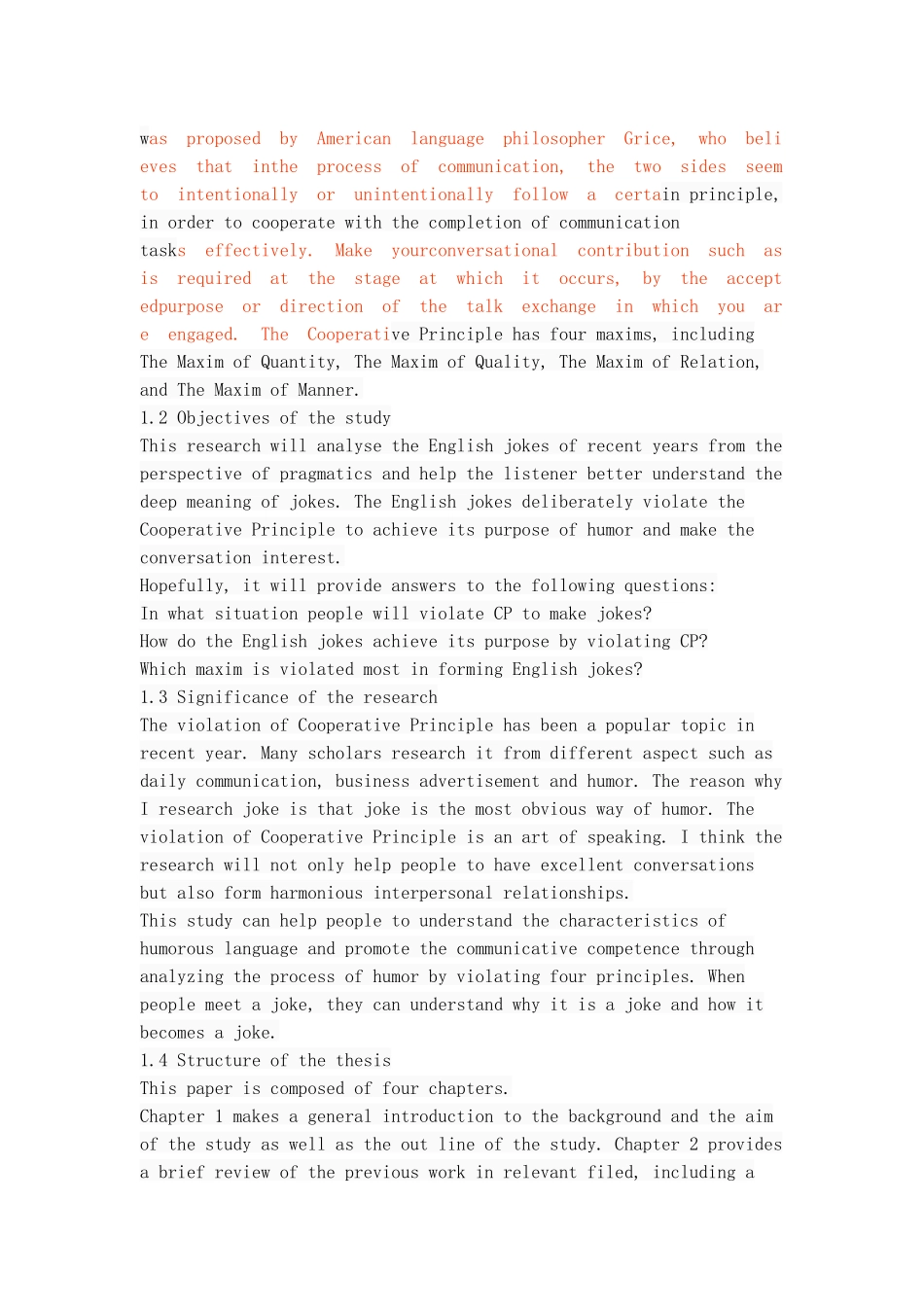 合作原则下英文笑话的生成机制分析_第3页