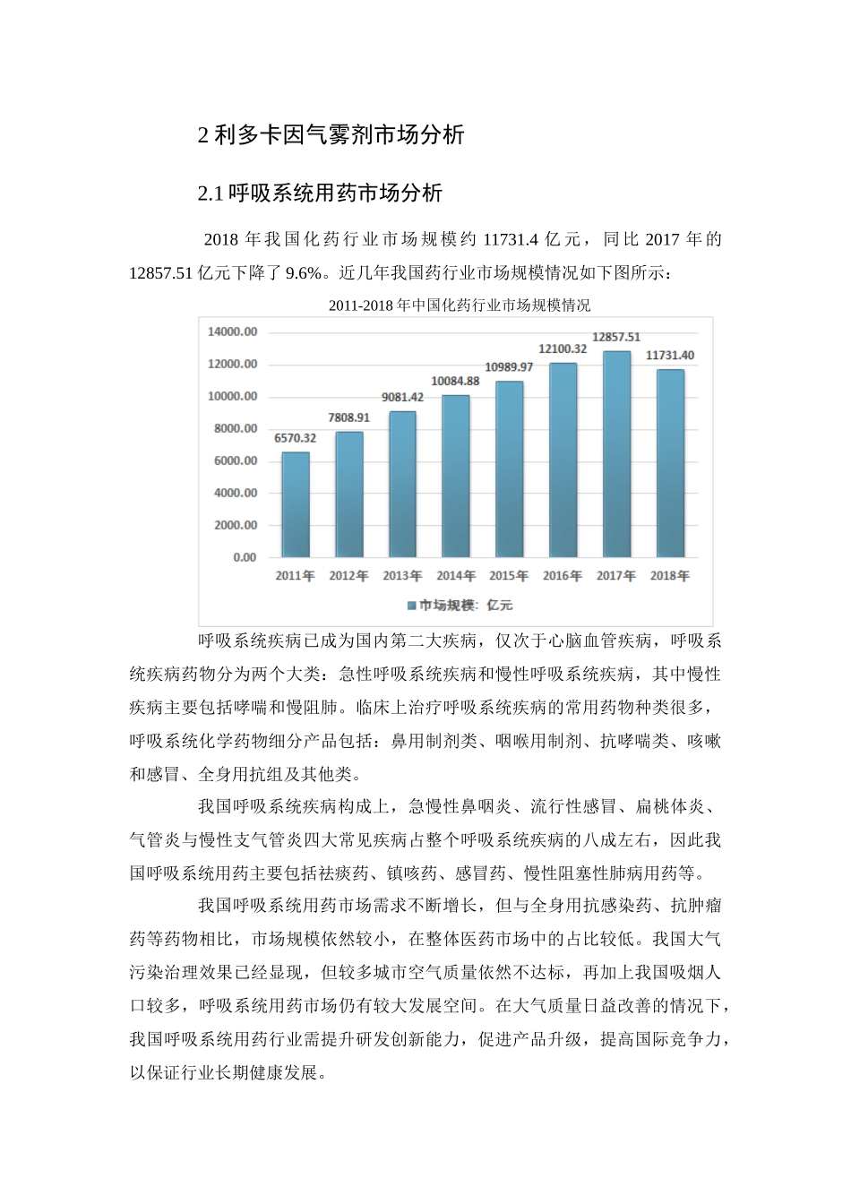 利多卡因气雾剂拓展战略分析报告_第2页