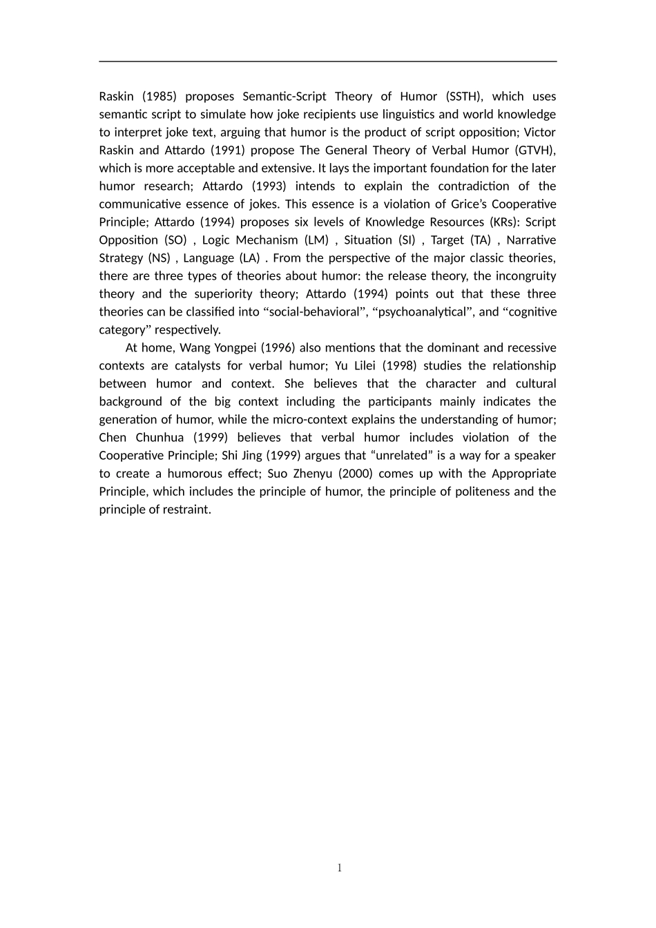 An Analysis of Verbal Humor in Alpha House From the Violation of Cooperative Principle英语论文论文_第2页