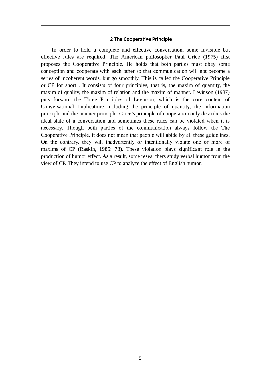 An Analysis of Verbal Humor in Alpha House From the Violation of Cooperative Principle英语论文论文_第3页