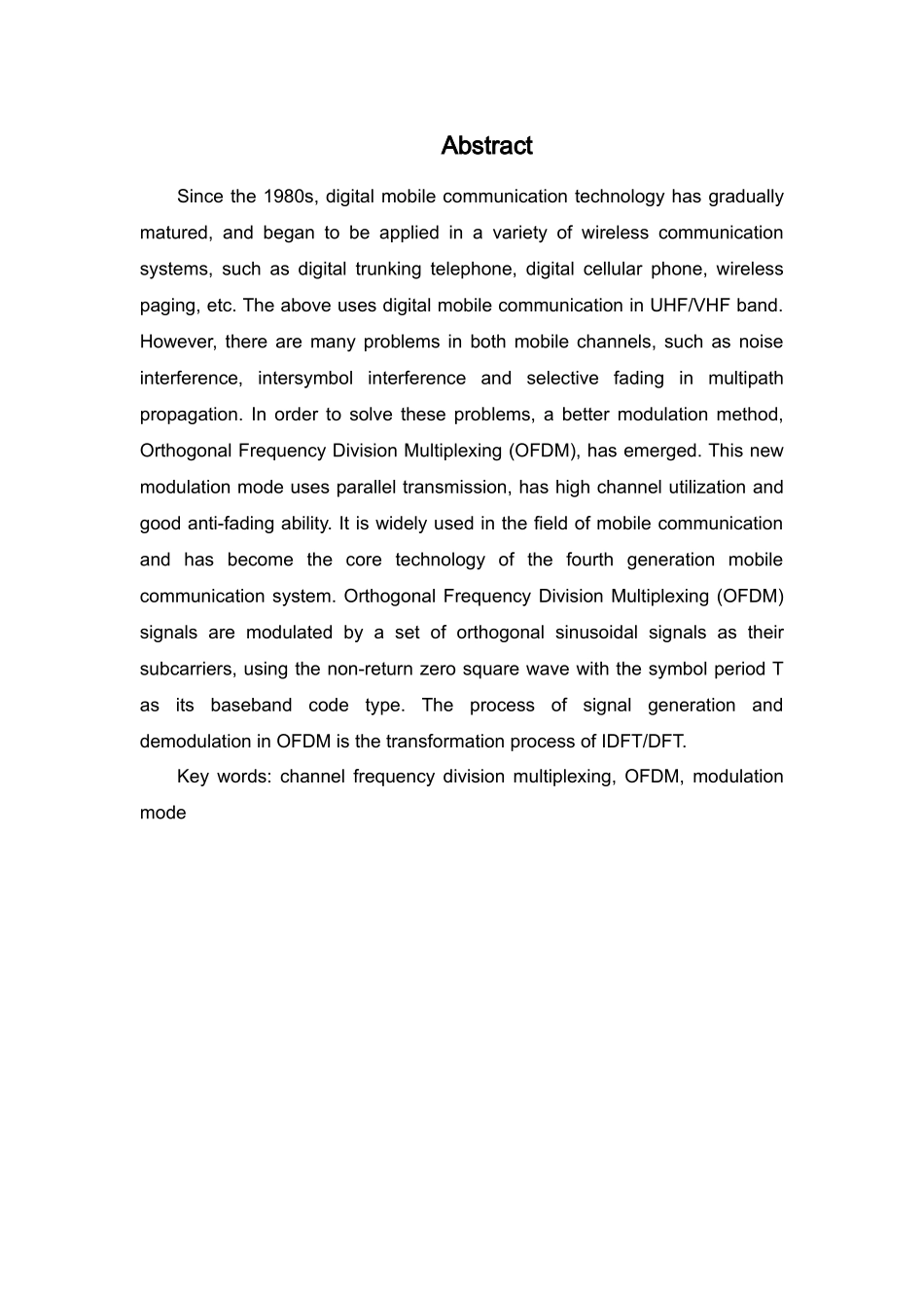 GY基于MATLAB实现OFDM的解码通信工程专业论文_第2页