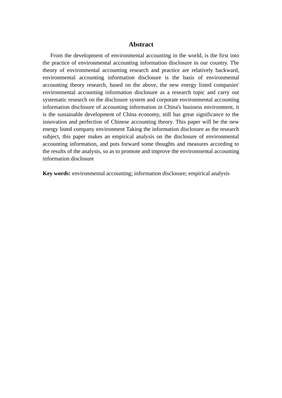 环境会计信息披露影响因素的实证研究——以新能源上市企业为例_第2页