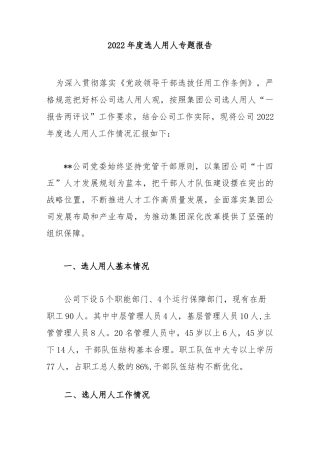 2022年度选人用人专题报告.