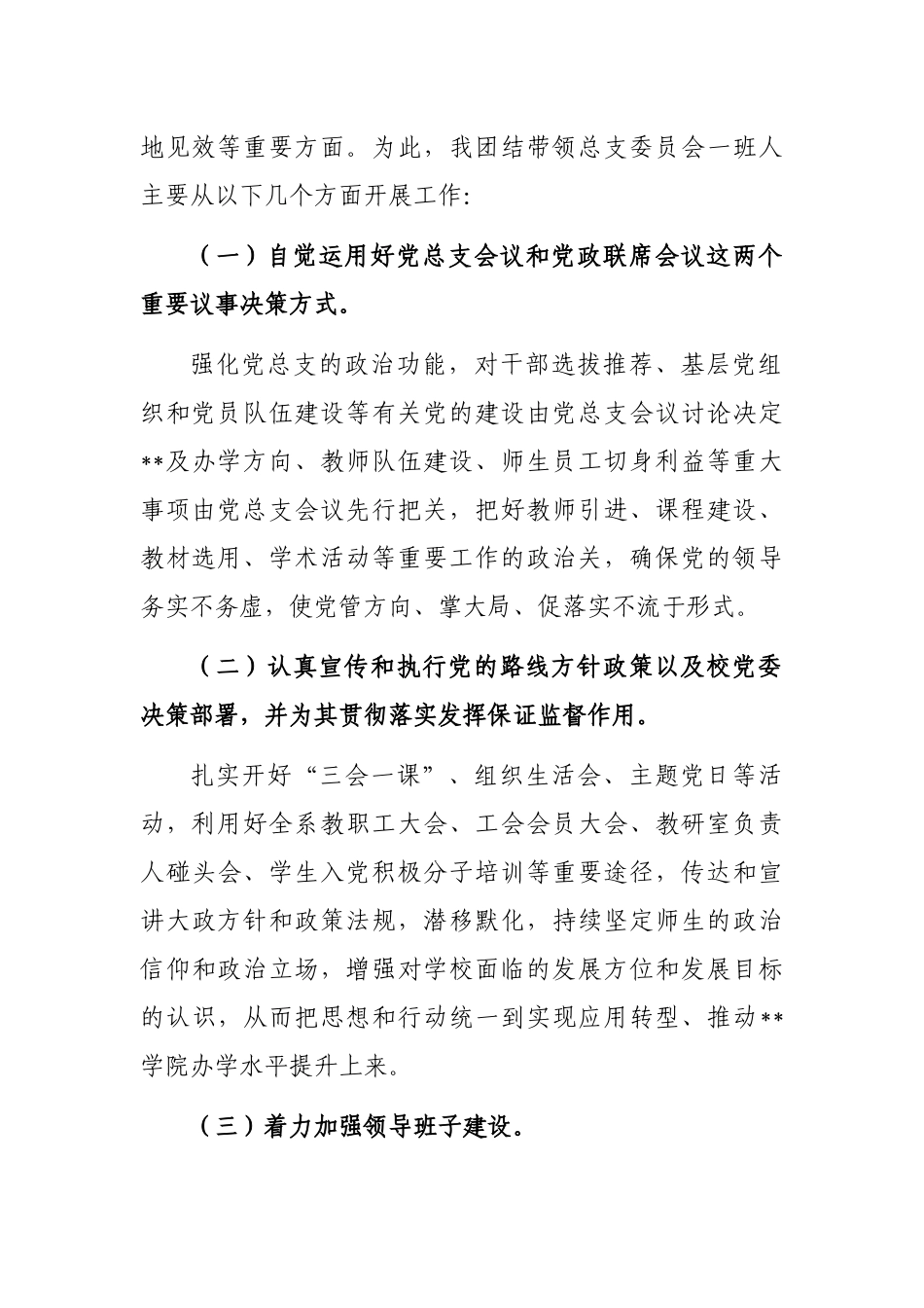 党总支书记2022年度述职报告_第2页