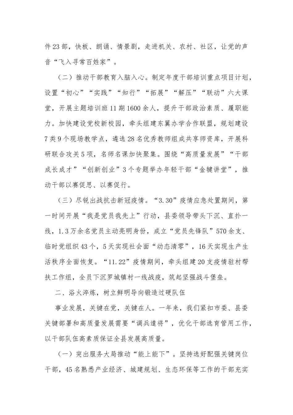 2022年县基层党组织工作总结_第2页