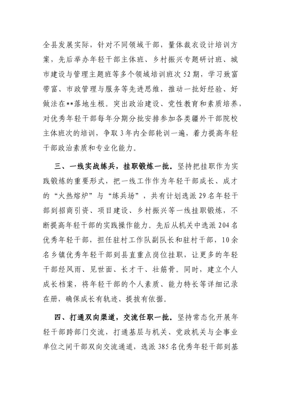 优化年轻干部成长链工作汇报_第2页