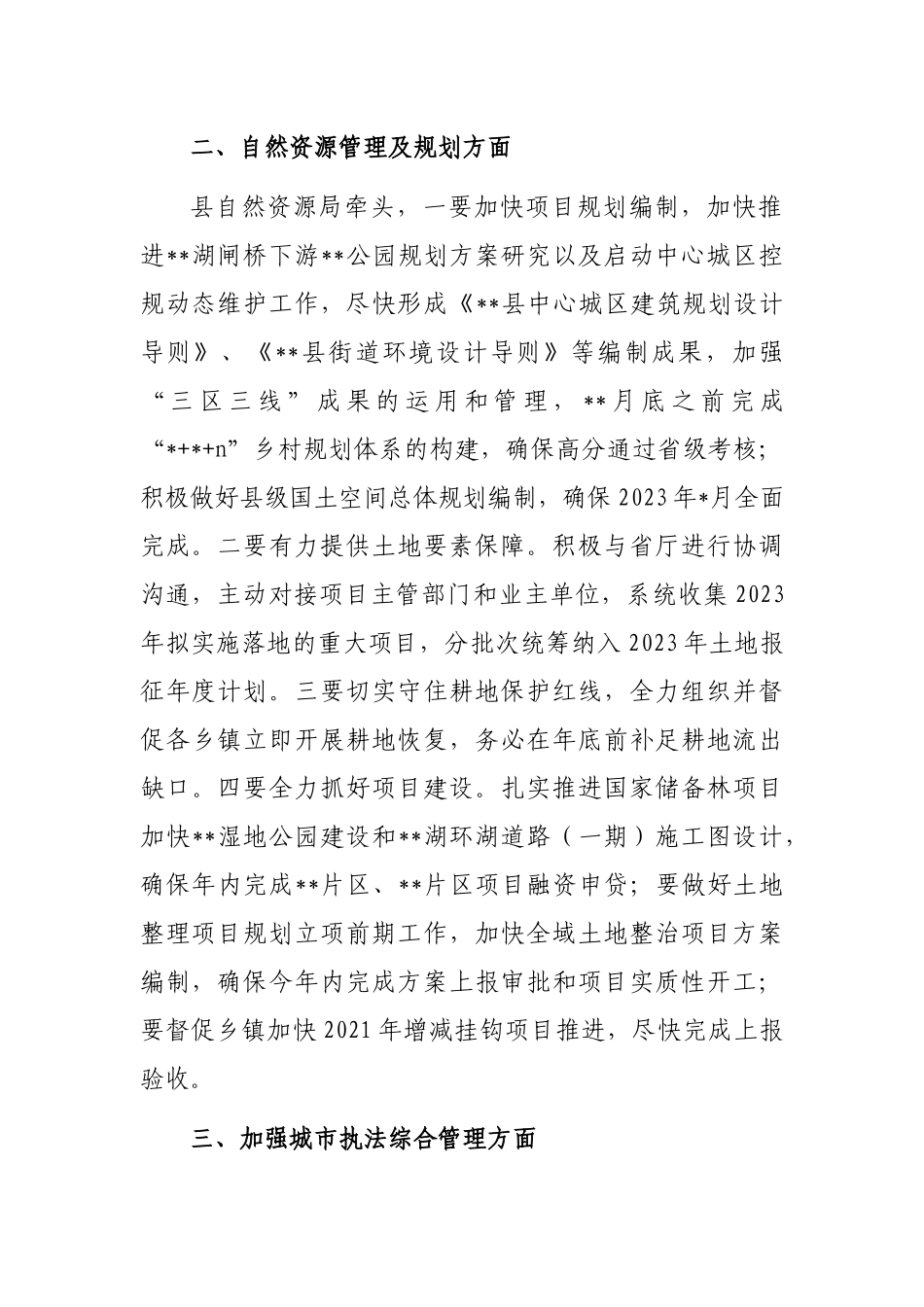 副县长在届第一次全体会议上的讲话_第2页