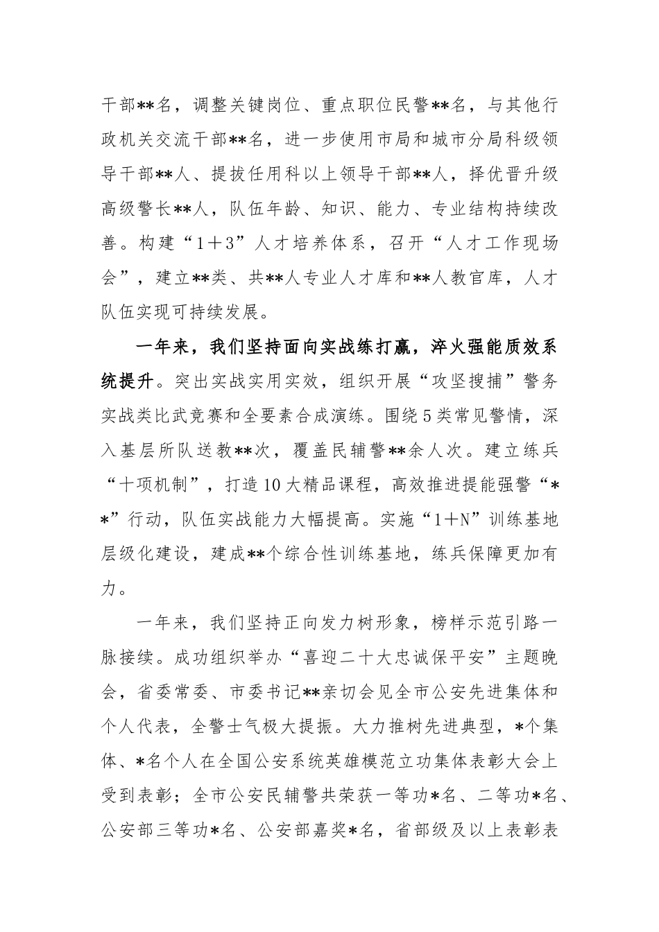 2023年度公安政治工作会议上的讲话_第3页