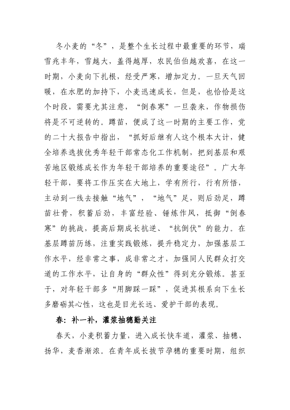 年轻干部成长的“秋冬春夏”_第2页