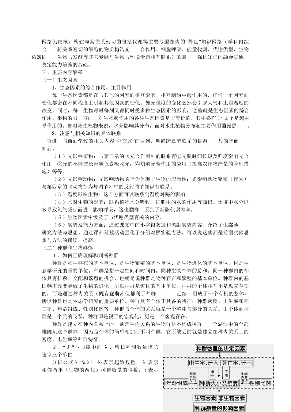 （5月黄金档）高考生物 冲刺秘籍 第六讲 生物与环境专题_第2页