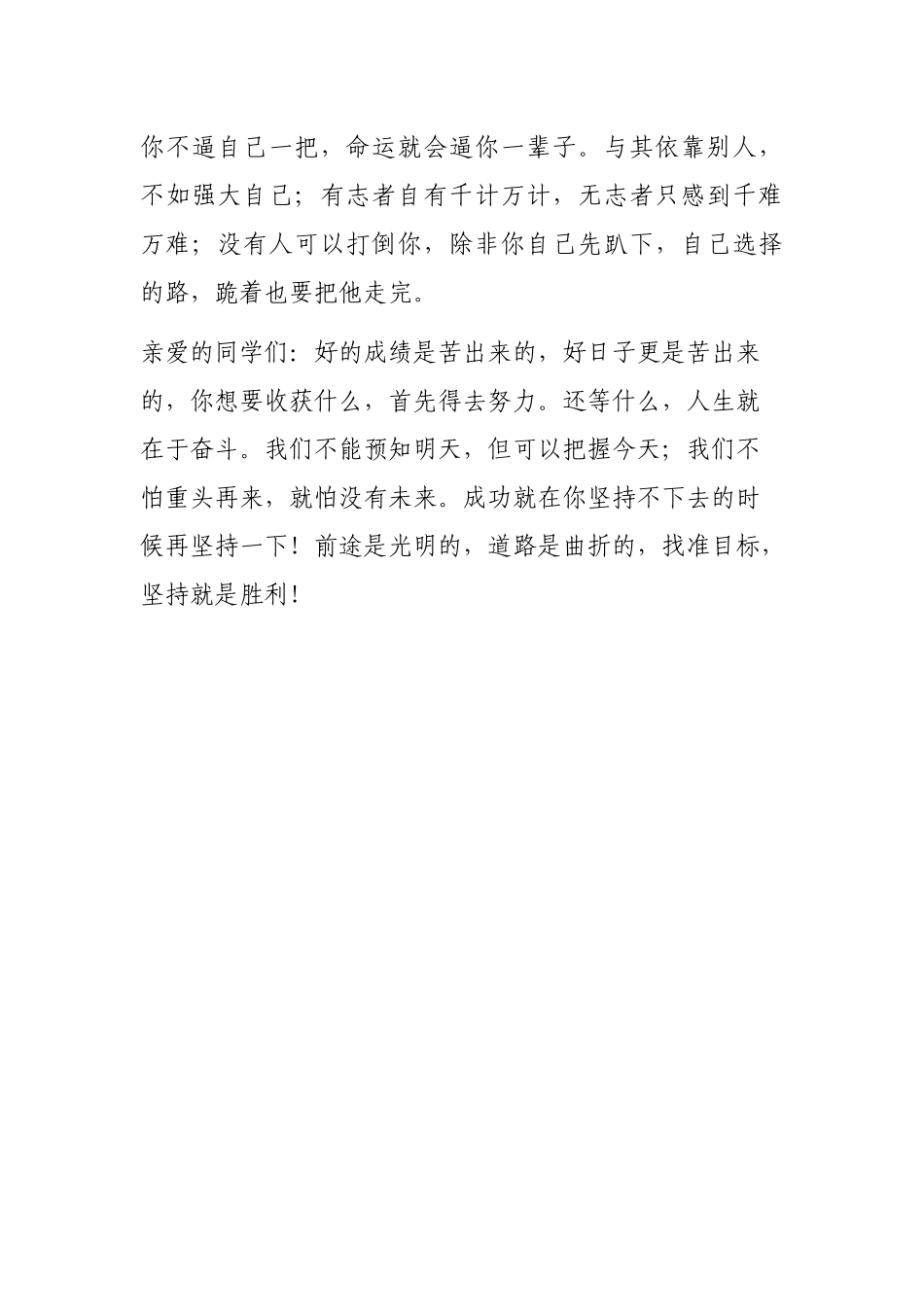 名誉校长在升旗仪式上的讲话_第3页