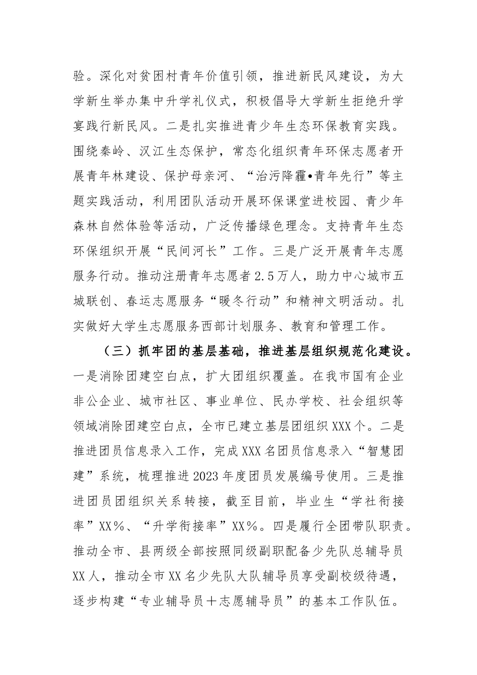 2023年共青团市委工作总结_第3页