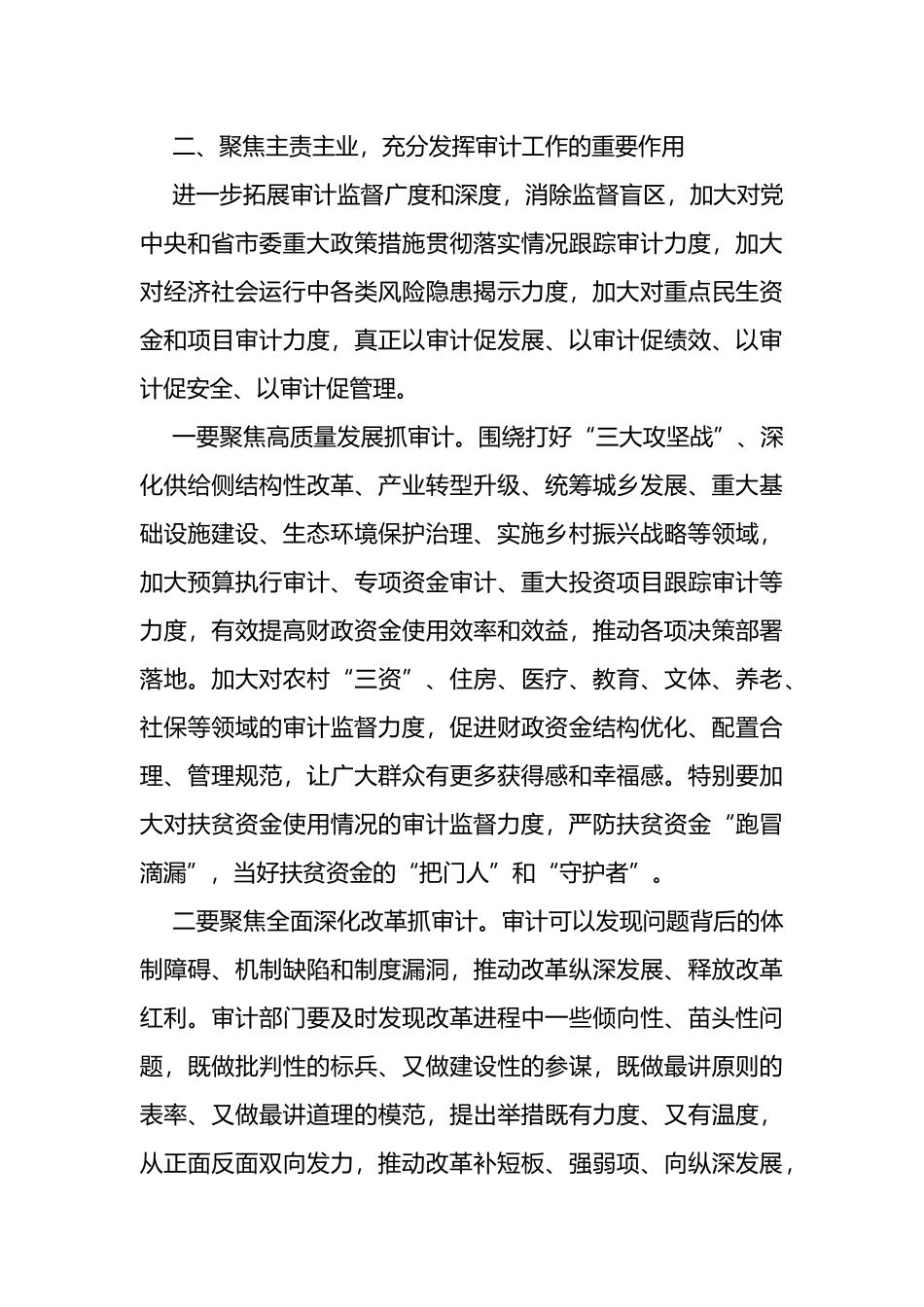 市审计委员会第一次会议讲话_第3页