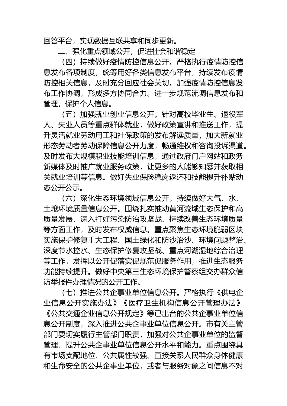 市2023年政务公开工作要点_第2页