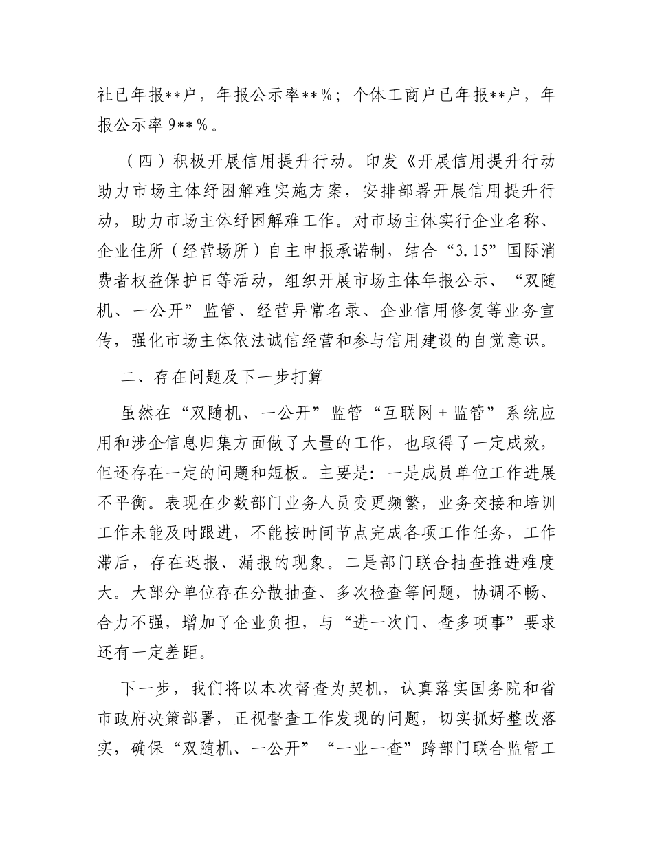 市“双随机一公开”工作汇报_第3页