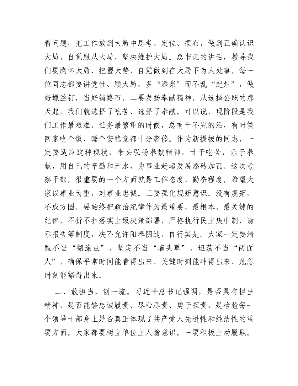 在新提拔干部任前集体谈话会上的讲话_第3页
