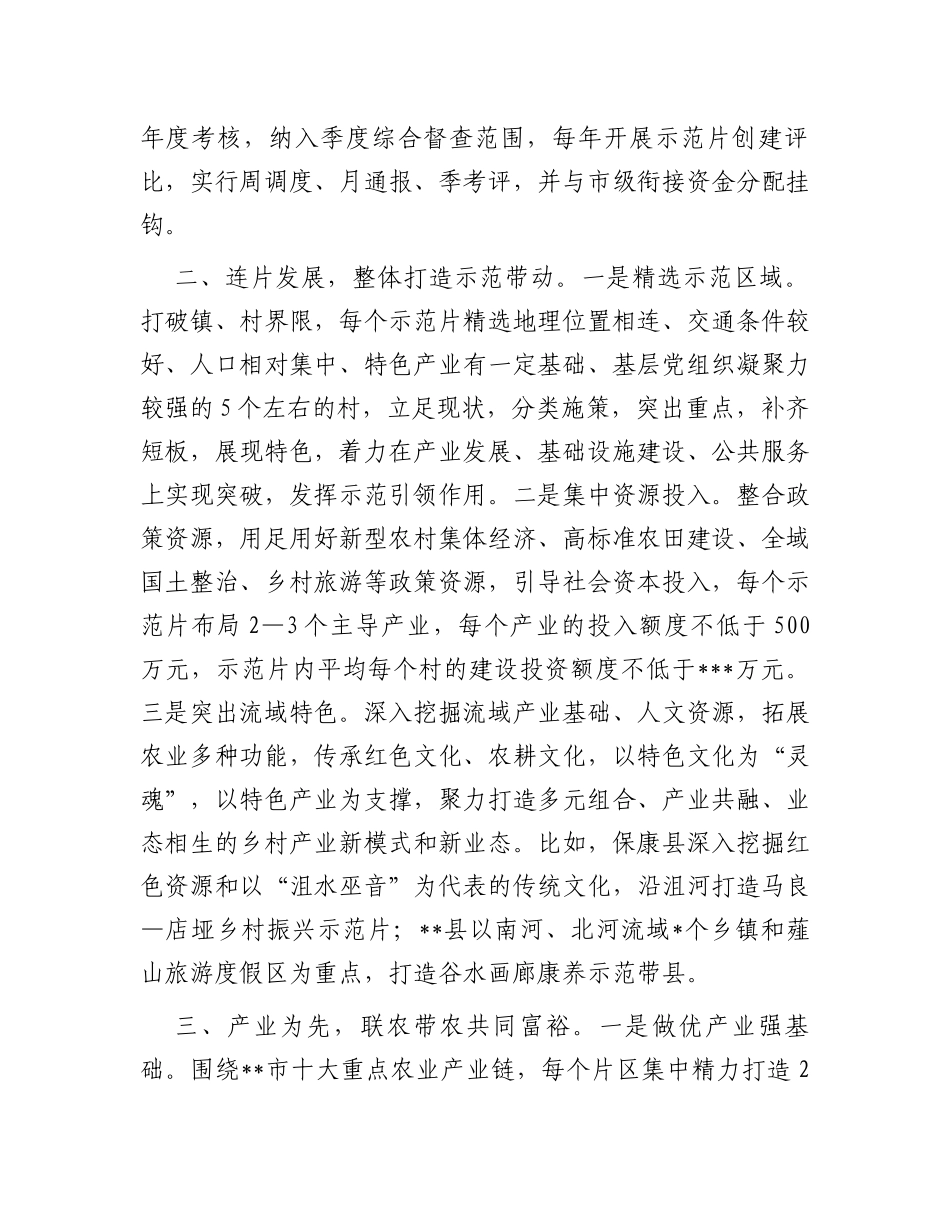 市乡村振兴局在全市乡村振兴局实施推进会上的汇报发言材料_第2页