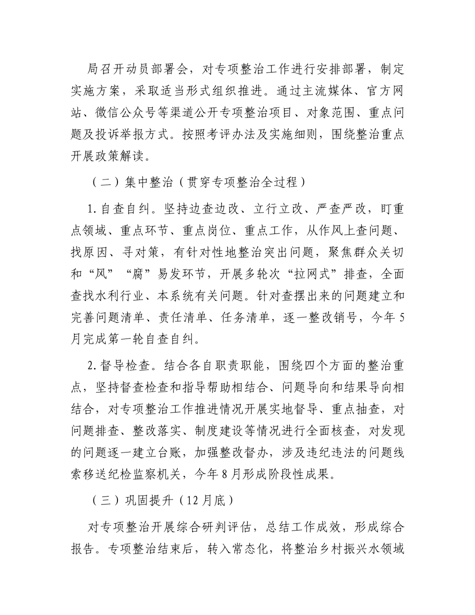 局2023年群众身边腐败和作风问题专项整治实施方案_第3页