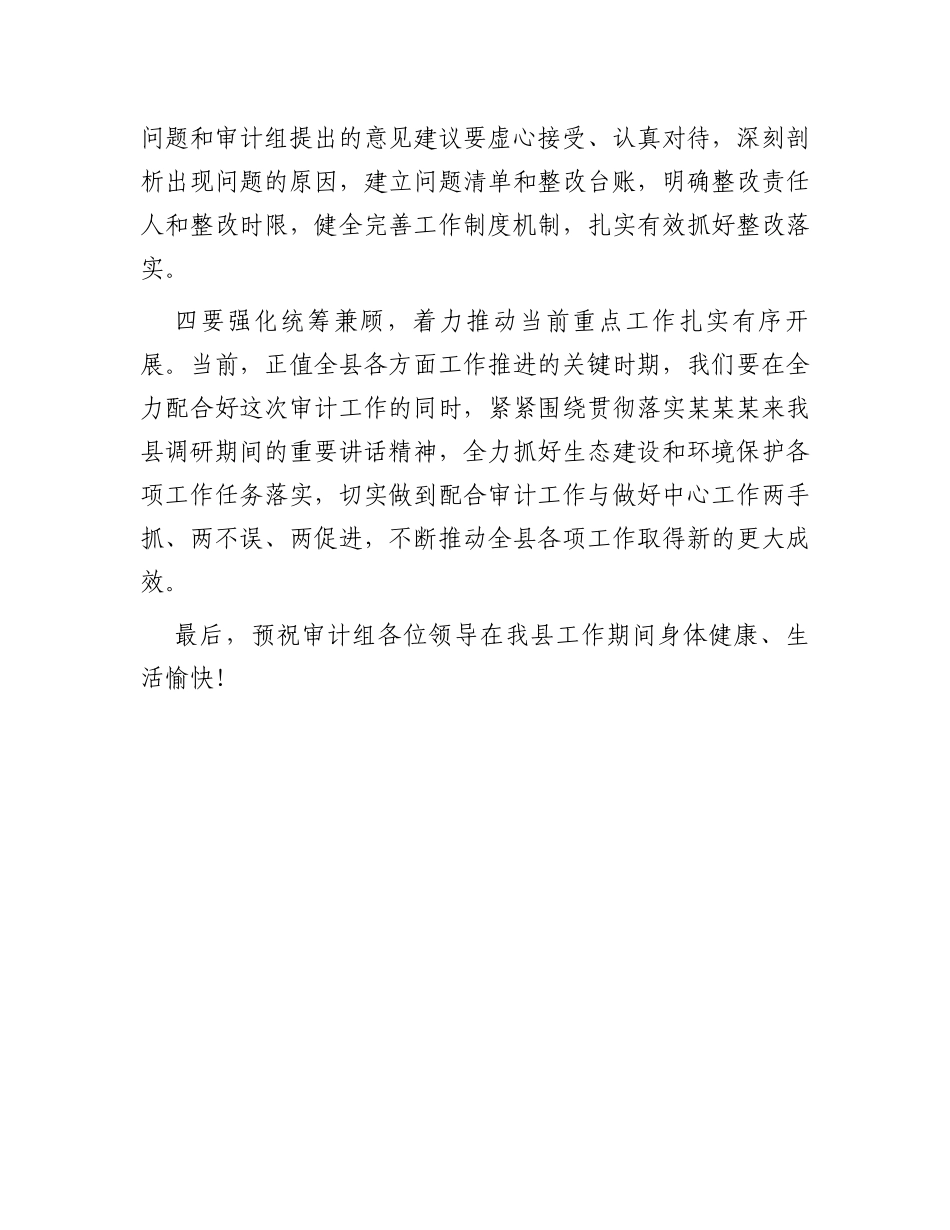 在县自然资源资产和重大政策措施落实审计进点会上的发言_第3页