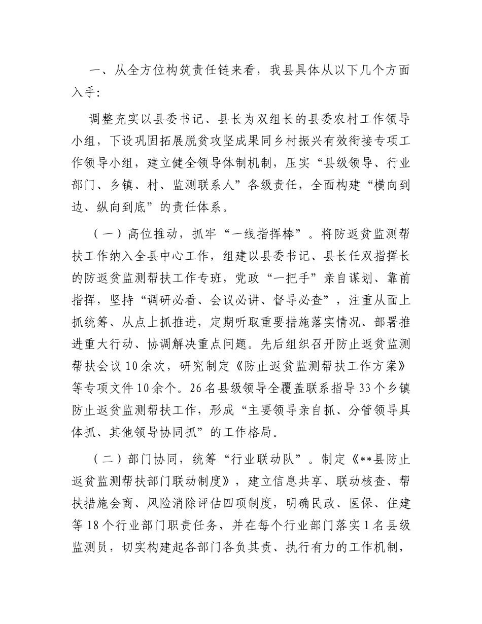 防止返贫监测帮扶工作情况汇报_第2页