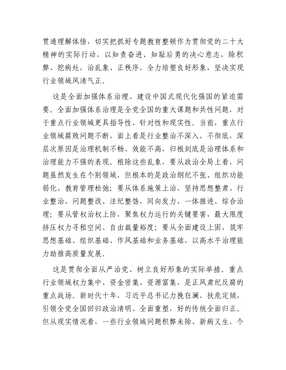 在重点行业领域专项整治动员会上的发言提纲_第2页