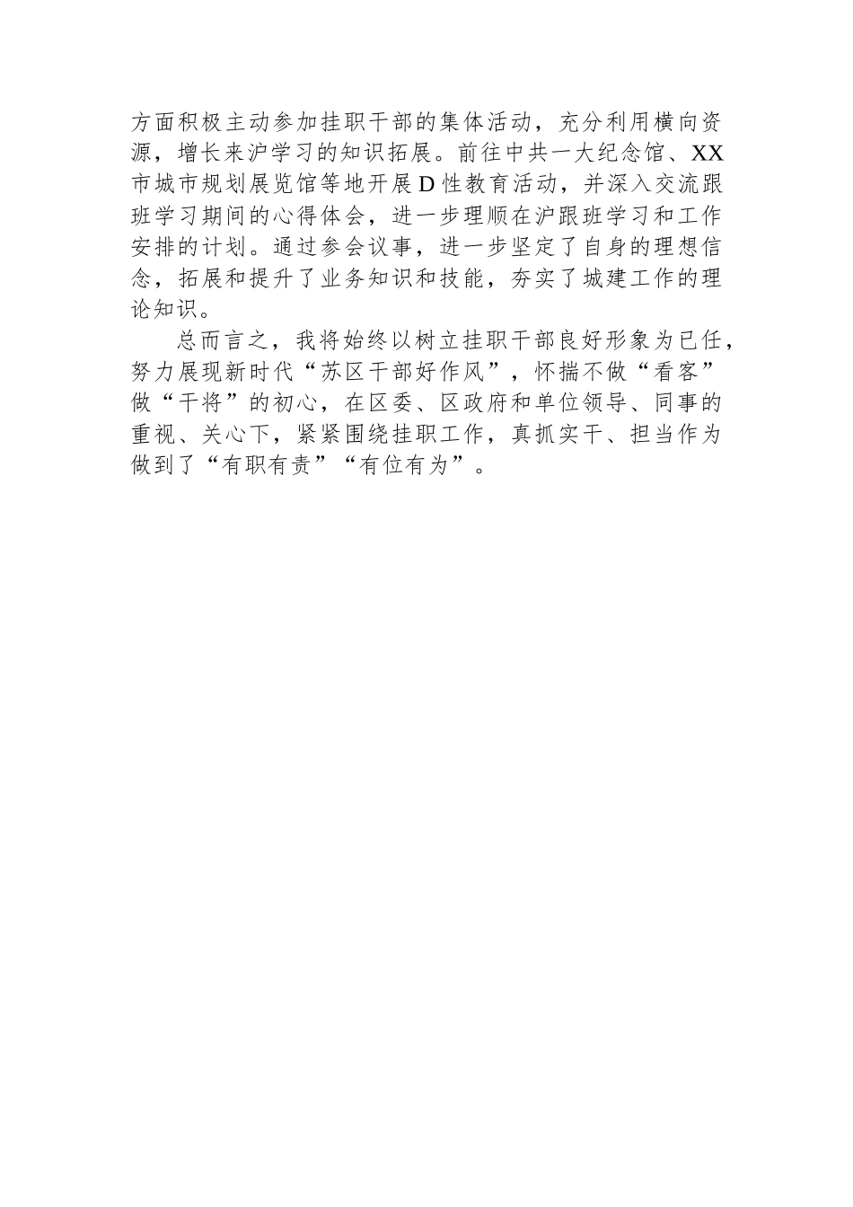2023年挂职干部的工作汇报_第3页