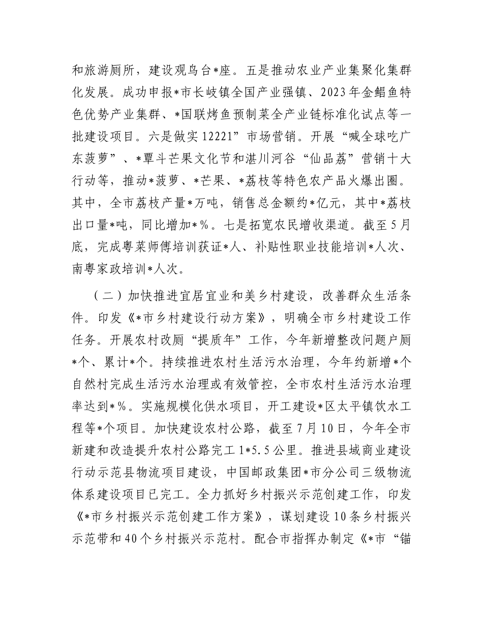 “百千万工程”乡村振兴专班工作进展情况报告_第2页