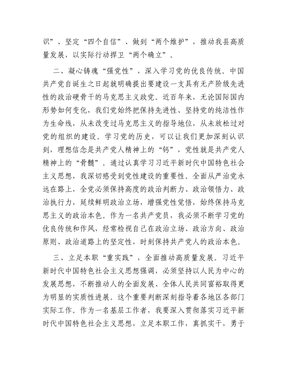 县长在县委主题教育第二次交流研讨会上的发言材料_第2页