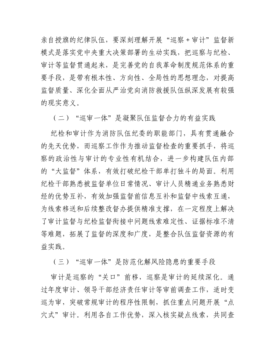 关于深化巡察与审计监督联动模式的调研与思考_第2页