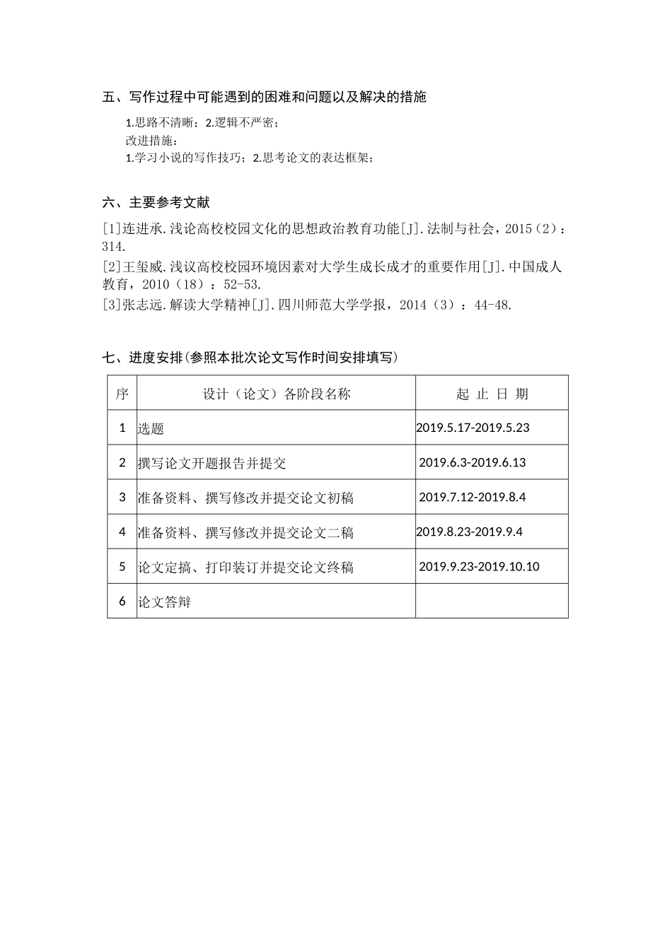 论校园文化建设中育人环境的营造与开发开题报告_第2页