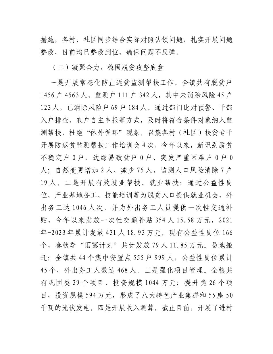 某镇2023年度实施乡村振兴战略专题报告_第2页