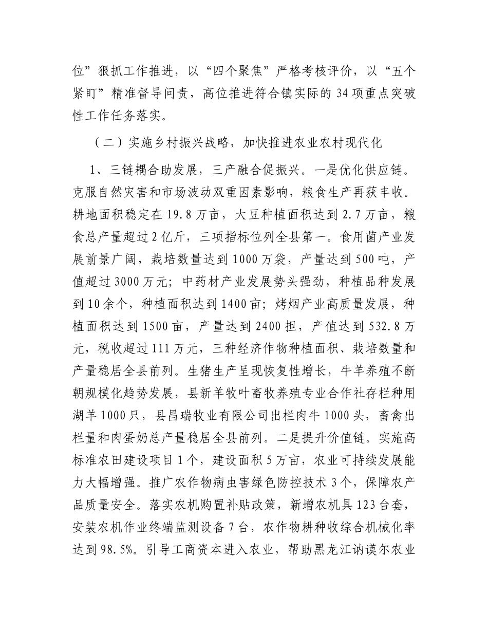 乡镇2023年工作总结暨2024年工作谋划_第3页