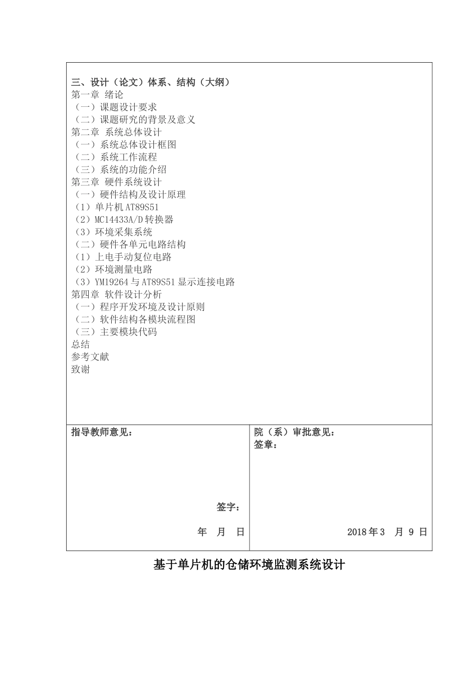基于单片机的仓储环境监测系统设计_第3页