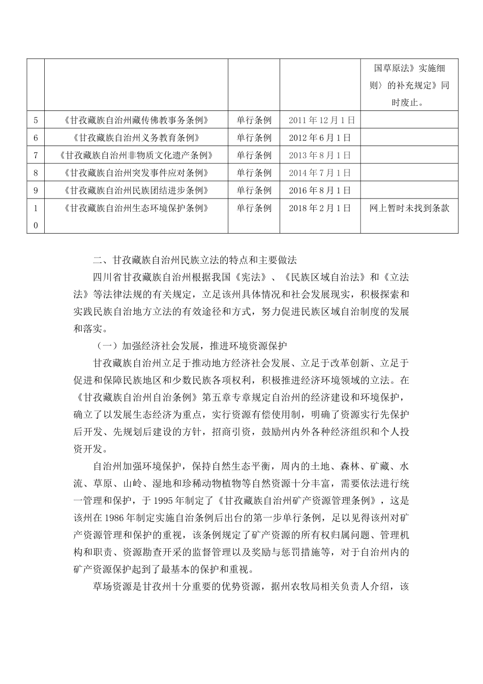 民族自治地方立法现状及问题思考——以四川甘孜藏族自治州为例_第2页