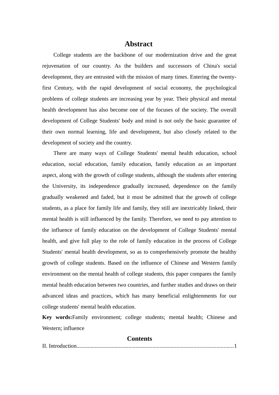 探析中西方家庭环境对大学生心理健康的影响_第2页