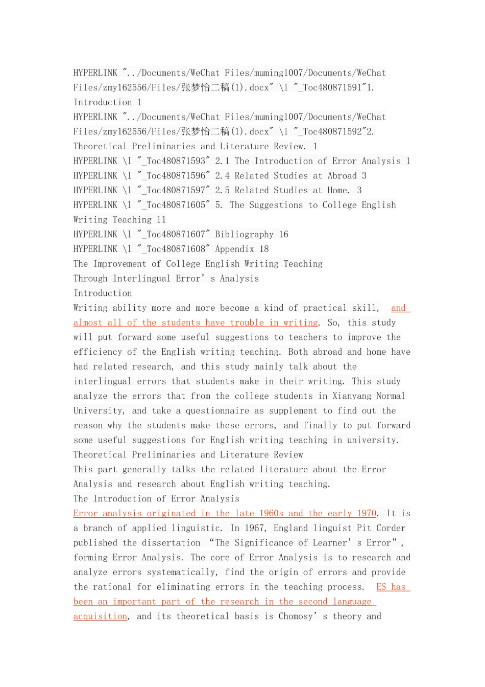 通过语际错误的分析提高大学英语写作教学_第2页