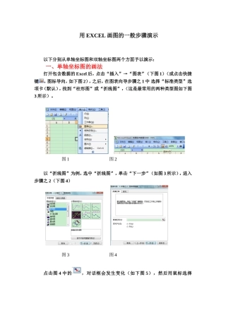 用Excel画图的步骤演示 2013.05.06