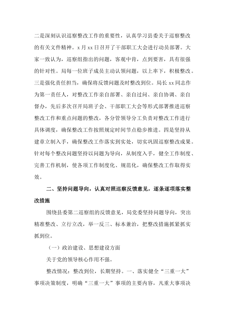 2021年巡视巡察整改材料汇编_第2页