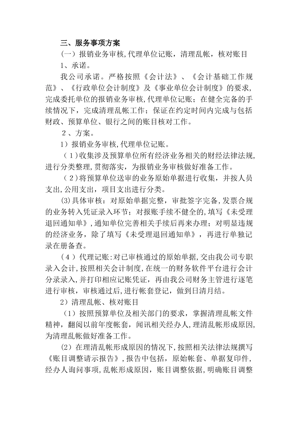2024年财政代理服务方案标书_第3页