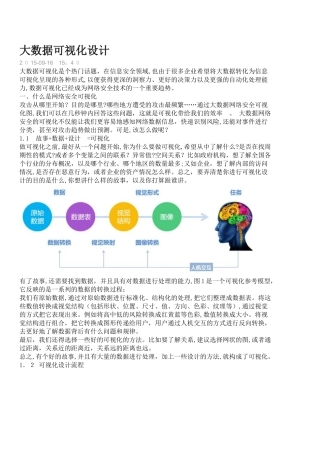 2024年大数据可视化设计