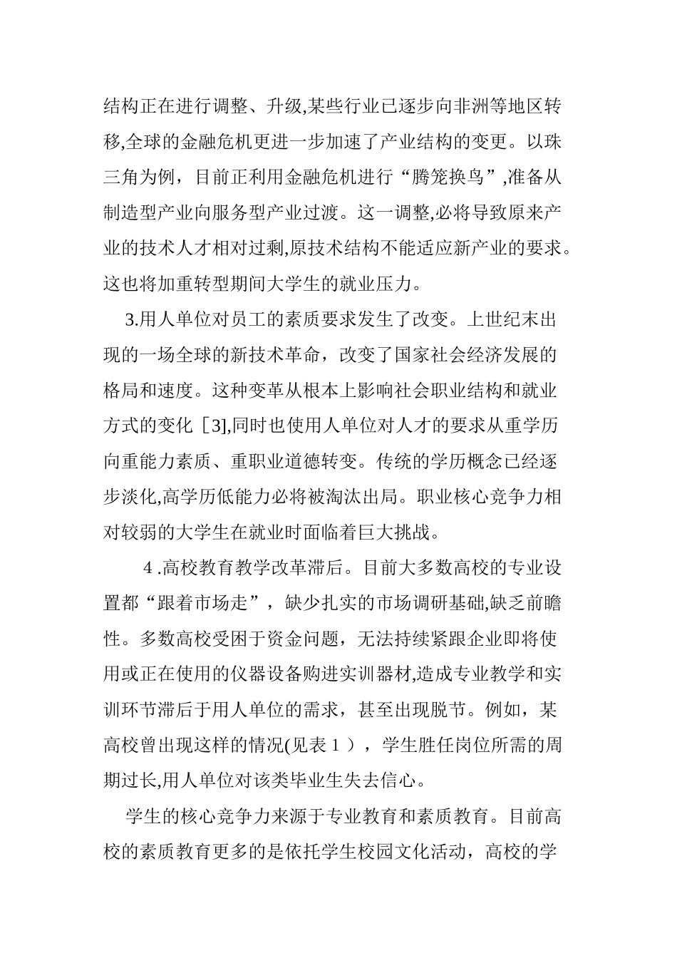 2024年大学生就业困难的原因分析及指导对策_第2页