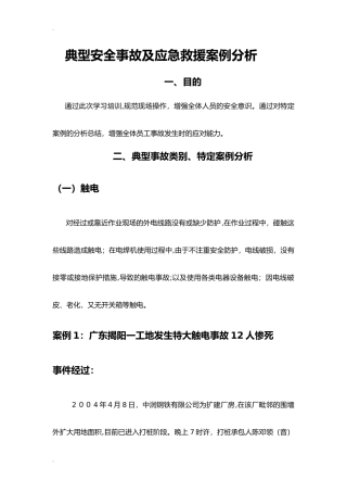 2024年典型事故和应急救援案例分析