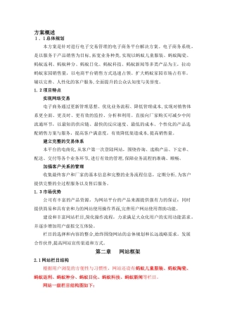 2024年电商平台建设方法