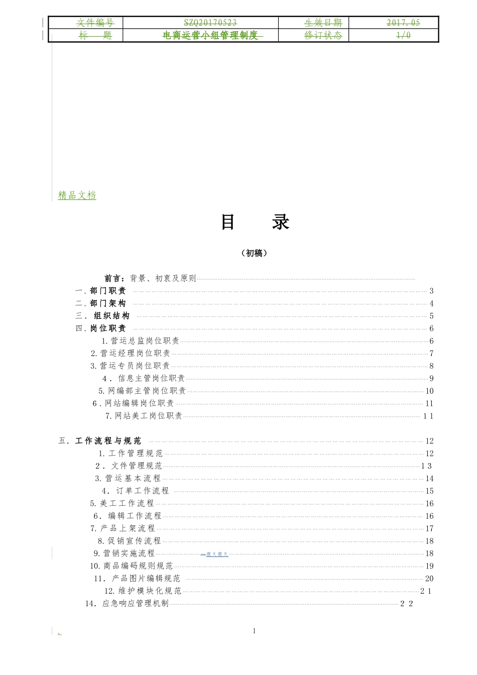 2024年电商运营管理工作规范_第1页