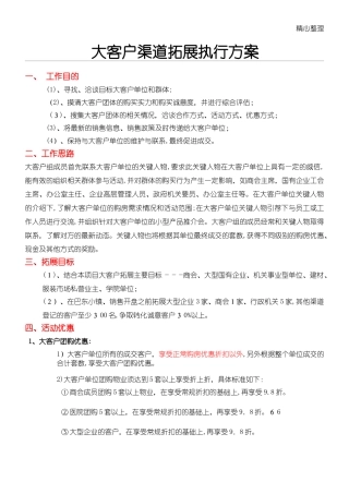 2024年房地产住宅团购执行方案