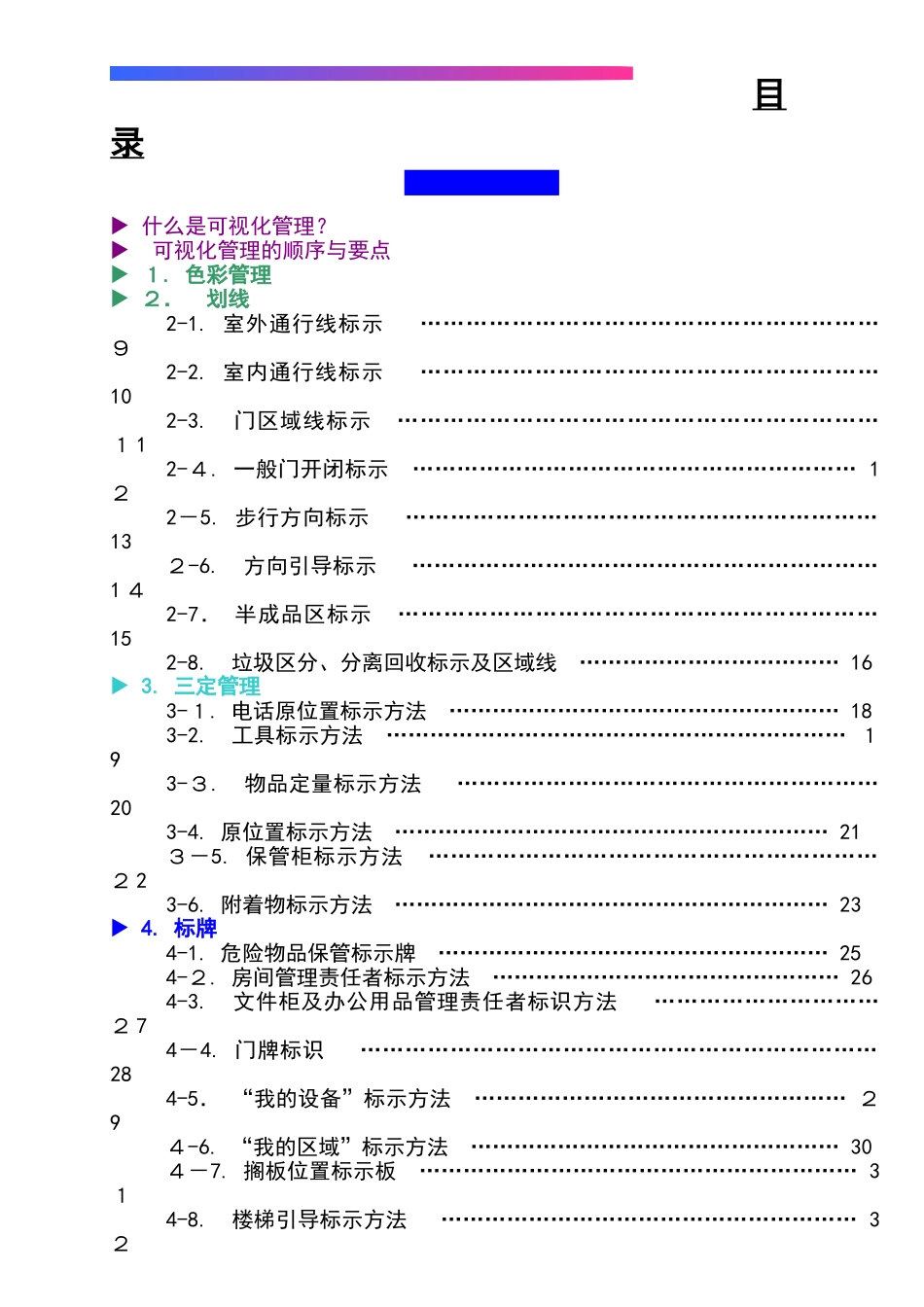 2024年工厂可视化管理标识基准_第1页