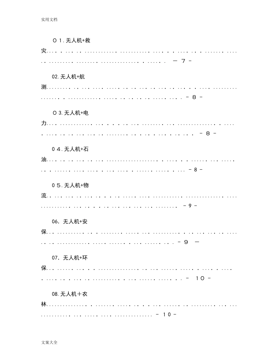 2024年工业级无人机应用综述完整版_第2页